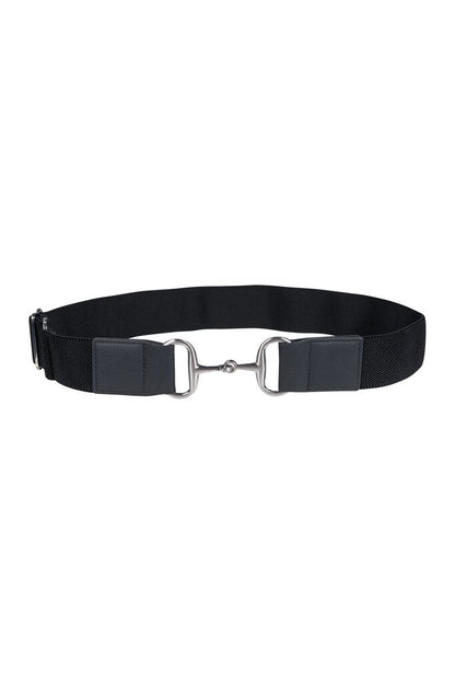 HKM Sports BIT Riem - Zwart. Bestel de HKM Sports Hunter BIT Riem in zwart bij Livin Horse Shop. Elastische riem, 5 cm breed, verstelbaar (one size fits all). Stijlvol, tijdloos & comfortabel.