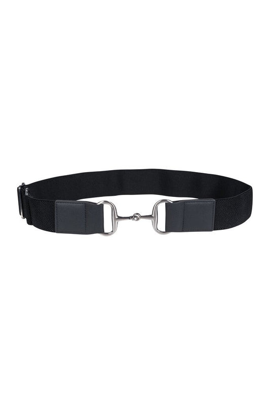 HKM Sports BIT Riem - Zwart. Bestel de HKM Sports Hunter BIT Riem in zwart bij Livin Horse Shop. Elastische riem, 5 cm breed, verstelbaar (one size fits all). Stijlvol, tijdloos & comfortabel.