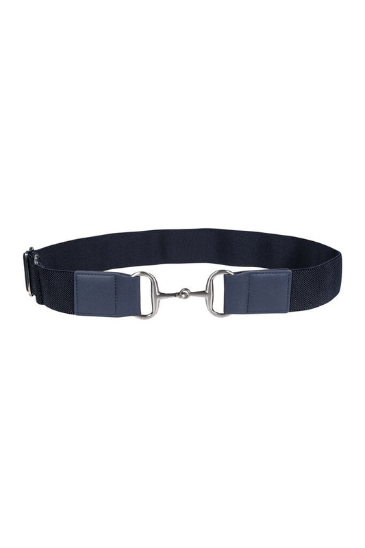 Bestel de HKM Sports Hunter BIT Riem in blauw bij Livin Horse Shop. Elastische riem, 5 cm breed, verstelbare lengte (one size fits all). Stijlvol & comfortabel voor ruiters.