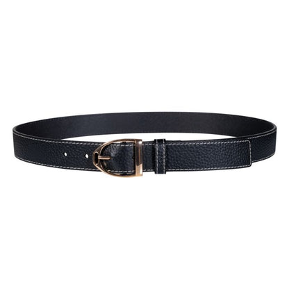 HKM Sports Lederen riem - Marrakesh - zwart. HKM Sports lederen riem Marrakesh in zwart, gemaakt van hoogwaardig kwaliteitsleer. Duurzaam, tijdloos en scherp geprijsd. Perfect voor iedere ruiter!