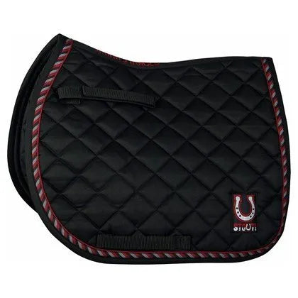Geef jouw paard of pony een stijlvolle uitstraling met het HORKA luxe zadeldekje STOUT!, een kwalitatief hoogwaardig zadeldek dat comfort en uitstraling perfect combineert.