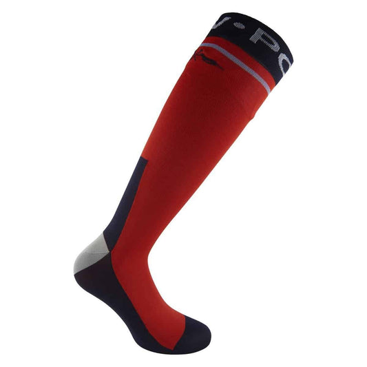 paardrijsokken. Bestel de HV Polo Rijsokken Katia Hibiscus bij Livin Horse Shop. Sportieve rode paardrijsokken voor optimale comfort en bescherming onder jodhpurs, chaps en rijlaarzen.
