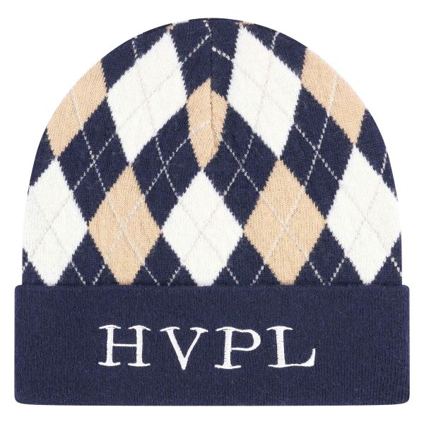 De HV Polo Beanie HVP Argyle in Navy combineert klassieke stijl met optimaal comfort. Het gebreide argyle-patroon geeft de beanie een tijdloze uitstraling, terwijl het subtiele HV Polo-logo een luxueuze touch toevoegt.