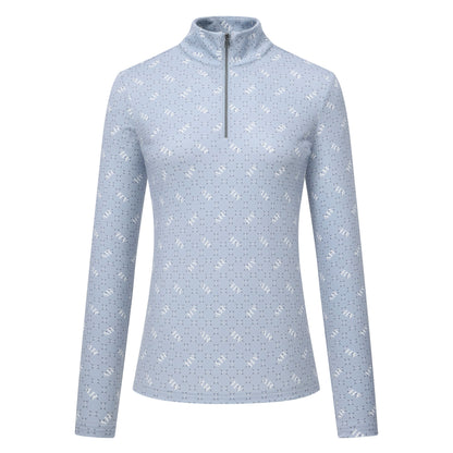 HV Polo Top Peggy shirt met zijdezacht tech jersey, 4-way stretch en UV-bescherming. Modieus, comfortabel en perfect voor trainingen en wedstrijden.