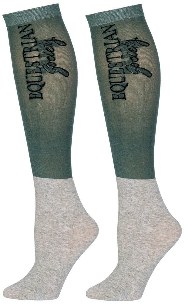 Harry’s Horse Showkous Cypress 3-pack met pantybeen en katoenen voetstuk. Comfortabele, dunne paardrijsokken voor in rijlaarzen, verkrijgbaar in S, M en L.