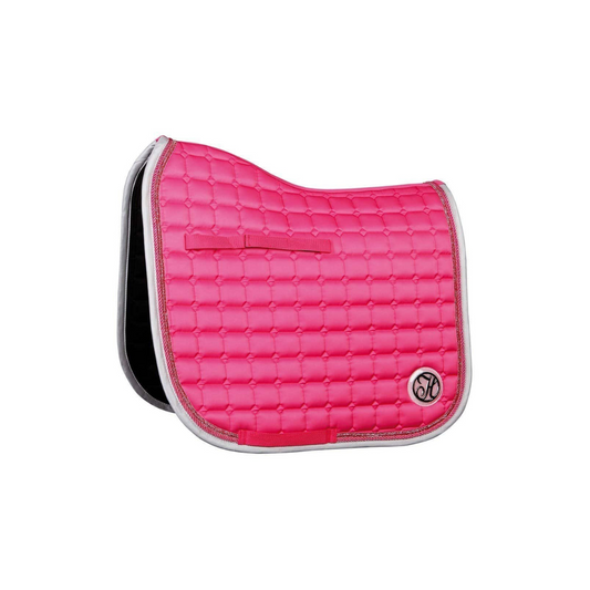 Harry’s Horse Zadeldekje Reverso roze. Dit Harry's Horse Zadeldek roze is verkrijgbaar bij Livin Horse Shop. Frontaanzicht Harry’s Horse Zadeldekje Reverso roze.