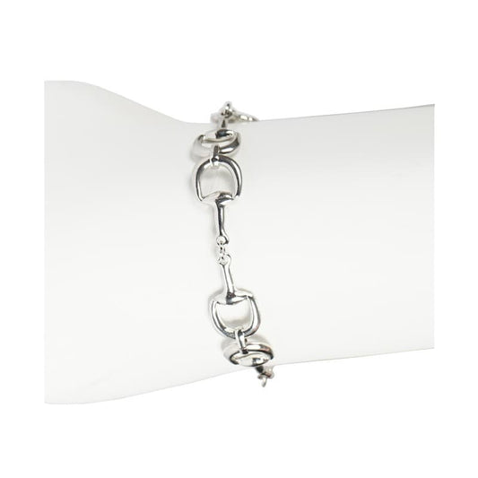 Stijlvolle zilveren armband met kleine bitten van Horka. Perfect voor elke paardenliefhebber en ruiter. Bestel nu bij Livin Horse Shop!