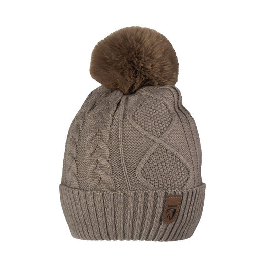 Ontdek de Horka Gebreide Muts met imitatiebont pompon bij Livin Horse Shop. Warme wintermuts met fleece voering voor extra comfort en stijl. Perfect voor ruiters en paardenliefhebbers.