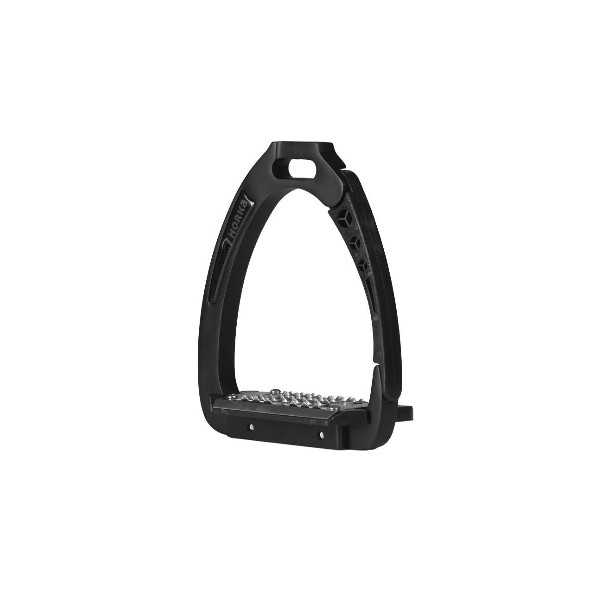 Rijd veilig én stijlvol met Horka 5 Star veiligheidsstijgbeugels in zwart. Met scharnieropening bij val, antislip zool en sterk aluminium frame.

