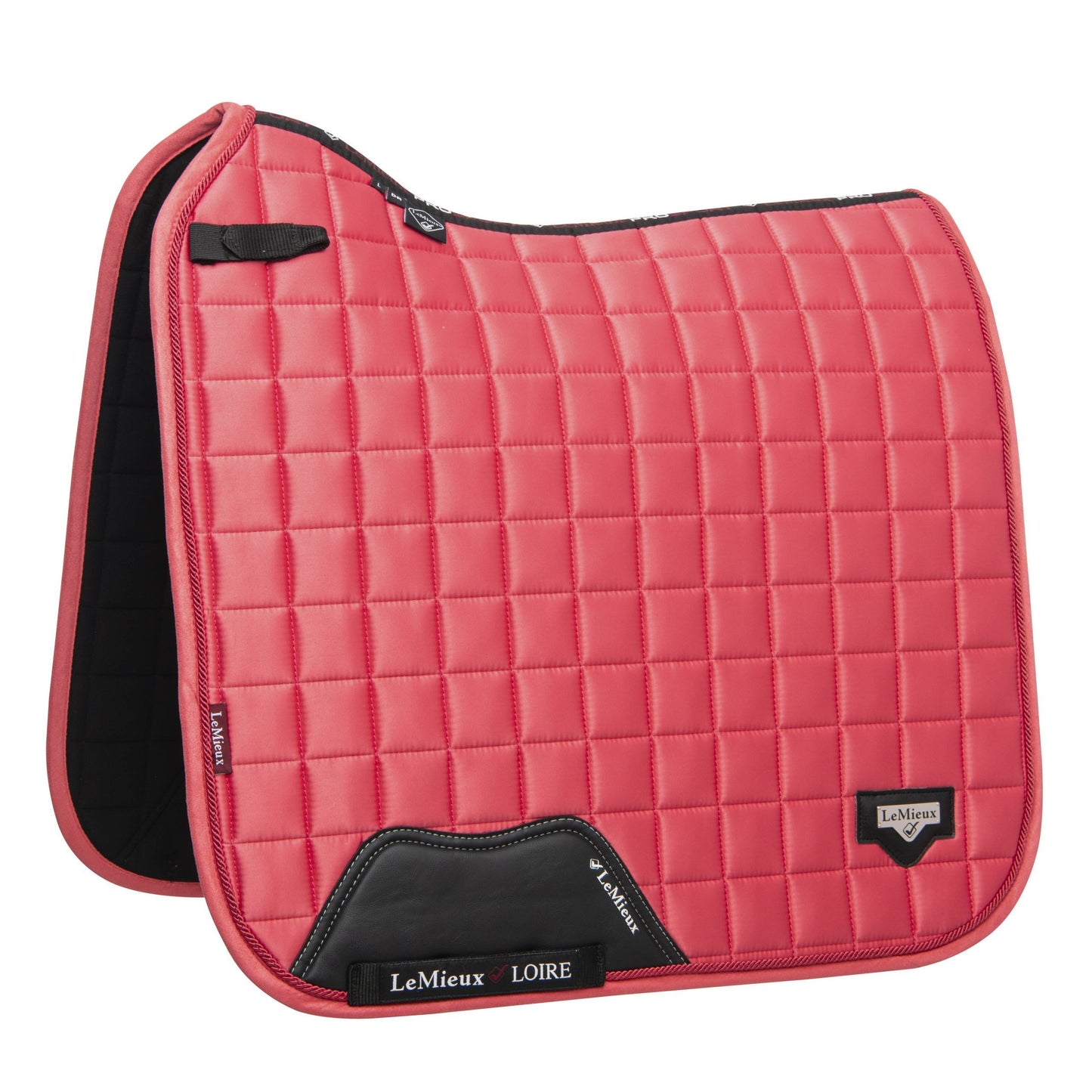 LeMieux Loire Classic Satin Dressage Square Dressage Square Papaya