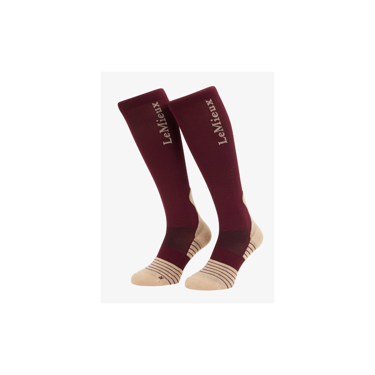 LeMieux Performance Socks Burgundy