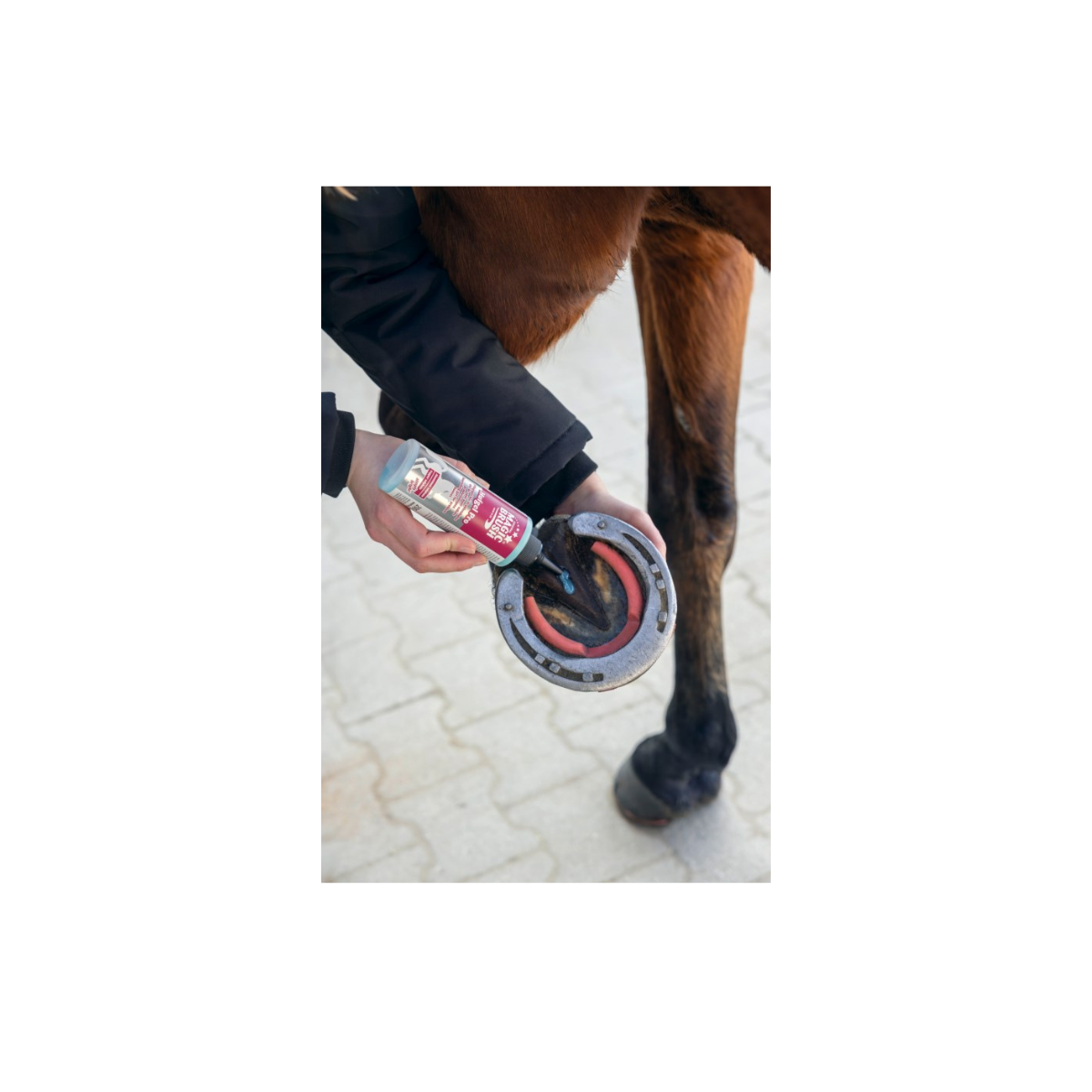 Versterk en bescherm gevoelige hoeven met MagicBrush Hoof Gel Pro. Werkt diep, droogt snel, en voorkomt rotstraal. Met zink- en aluminiumsulfaat.