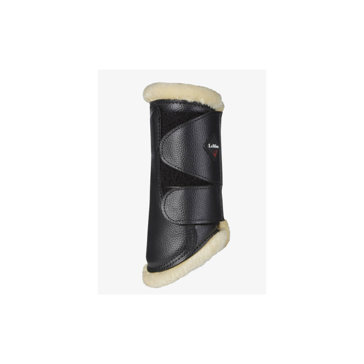 LeMieux Fleece Lined Brushing Boots Black/Natural #