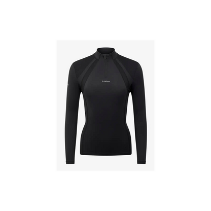 LeMieux Mia Mesh Long Sleeve Base Layer Black