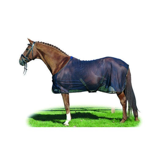 De HKM Santos vliegendeken biedt optimale bescherming tegen vliegen en insecten. Met kruissingels, gewatteerde schoft en sterke pasvorm. Duurzaam, ademend en machinewasbaar. Leverbaar bij Livin Horse Shop

