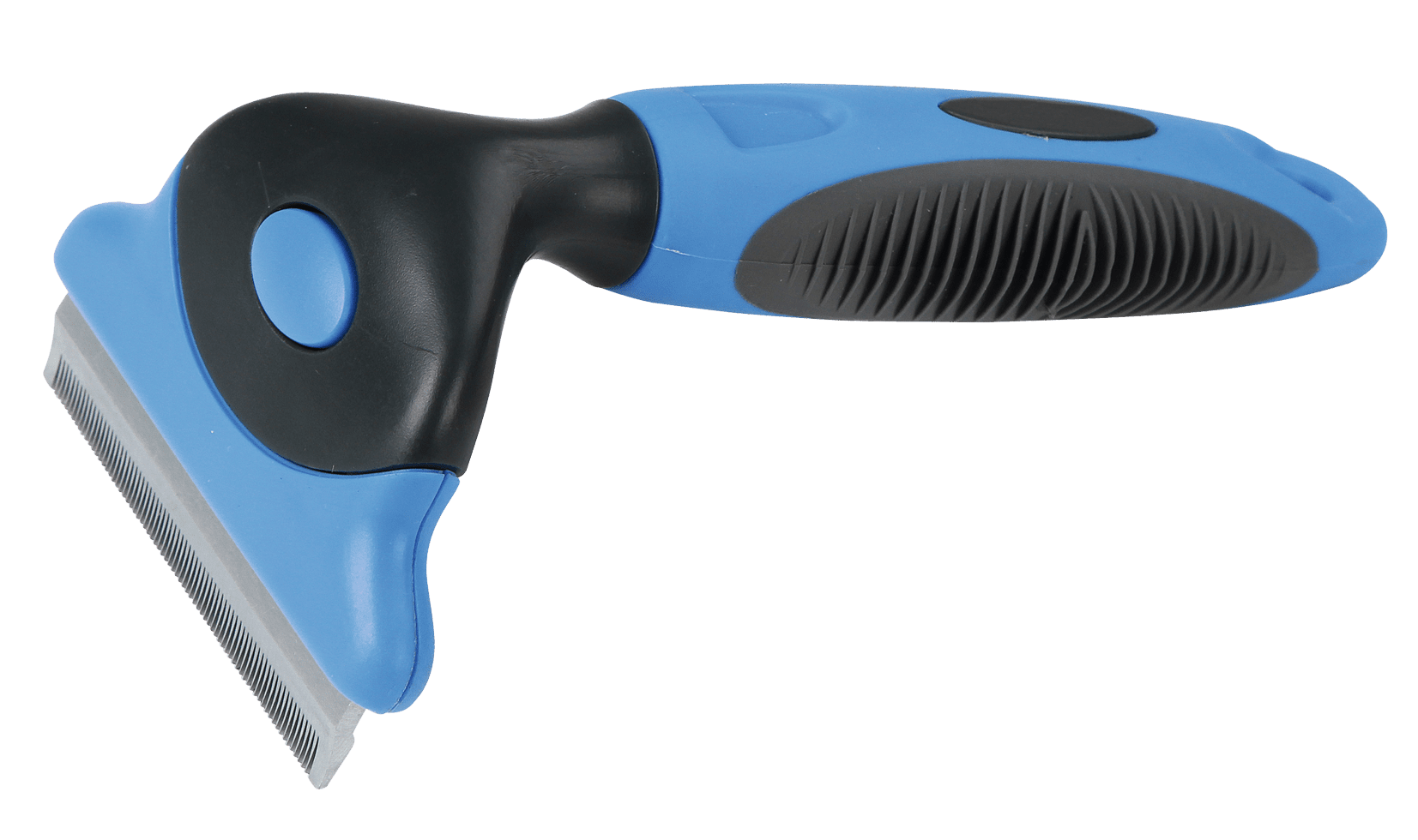 Deze borstelkam verwijdert gemakkelijk losse en dode haren bij hond en paard, voorkomt klitten en heeft een ergonomische handgreep voor comfortabel gebruik.