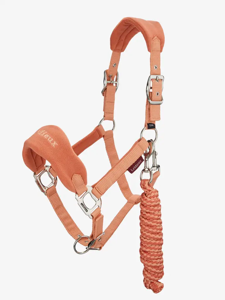 LeMieux Vogue Headcollar &amp; Leadrope Apricot