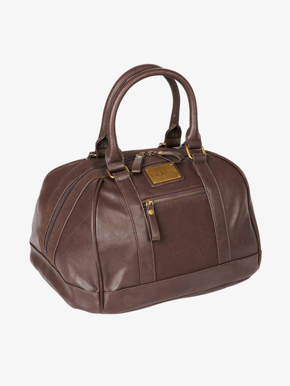 LeMieux PU Leather cap bag brown