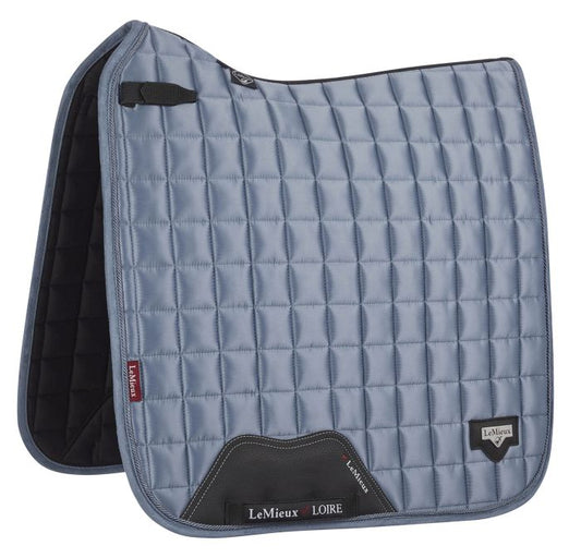 LeMieux Loire Classic Satin Dressage Square  Ice Blue